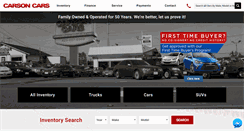 Desktop Screenshot of carsoncars.net