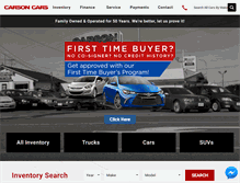 Tablet Screenshot of carsoncars.net